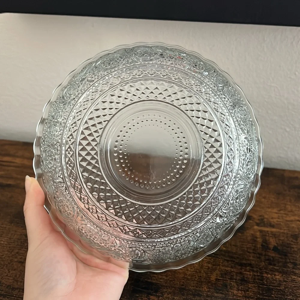 Vintage Glass Bowls Dining Kitchen